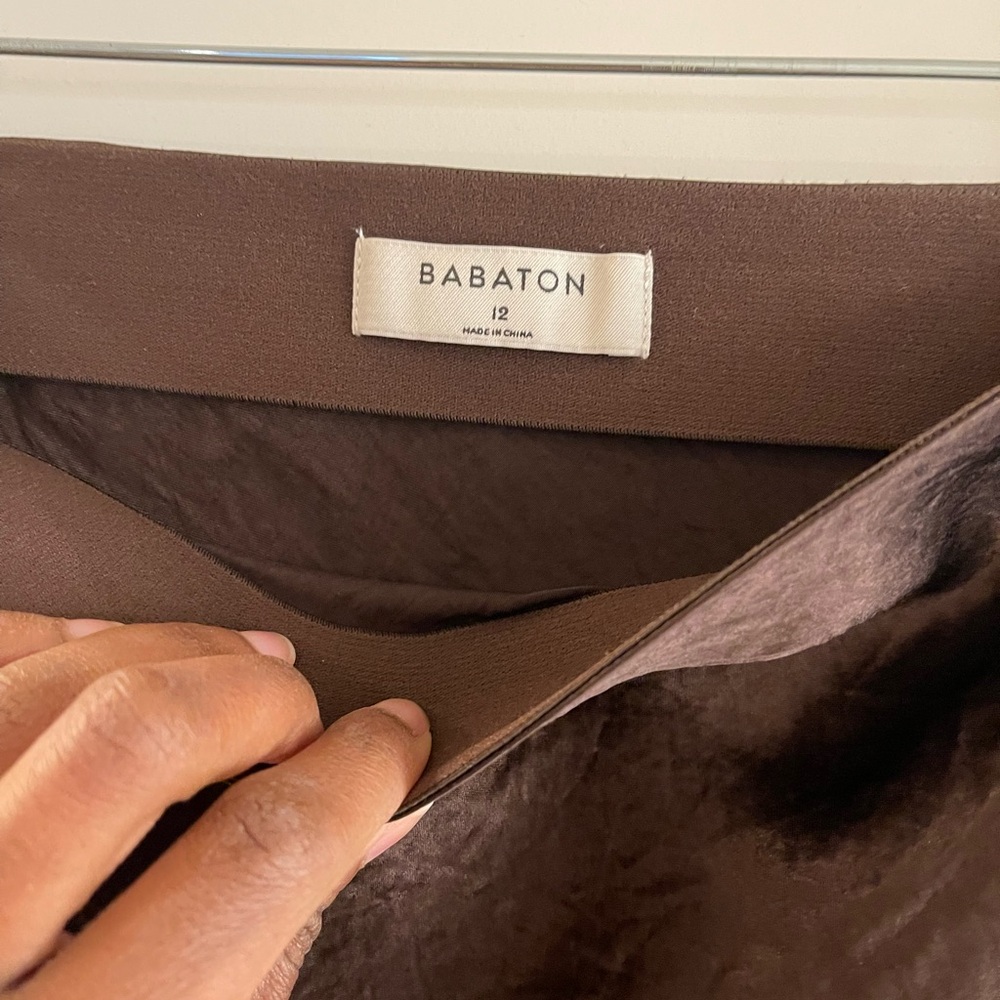 Aritzia Babaton Slip Silk Mini Skirt - Picture 2 of 3